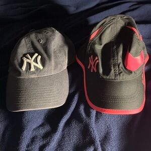 Two women’s Yankees baseball caps - never worn!